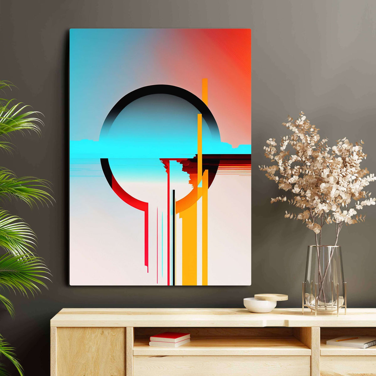 Turquoise Abstract Wall Art MusaArtGallery™