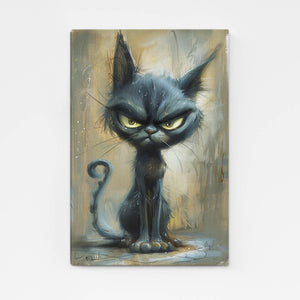 Angry Cat Wall Art | MusaArtGallery™