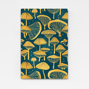 Blue Mushroom Art| MusaArtGallery™