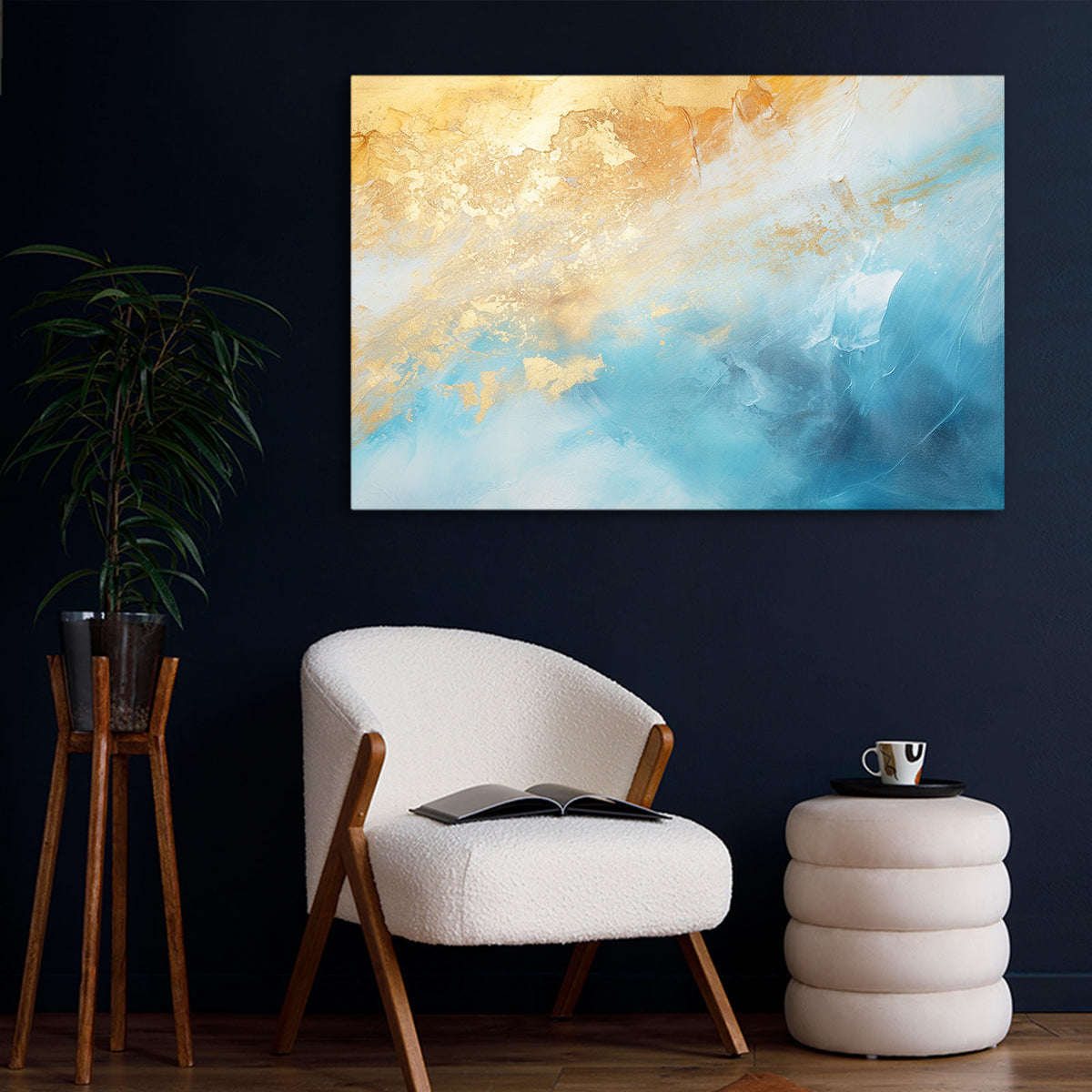 Blush Abstract Wall Art MusaArtGallery™