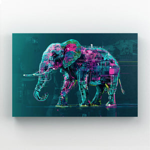Green Art Elephant | MusaArtGallery™'