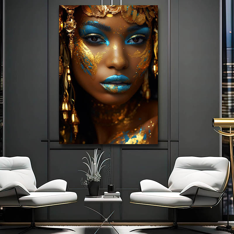 Modern Black and Gold Wall Art MusaArtGallery™