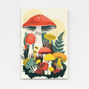 Mushroom Colorful Arts | MusaArtGallery™