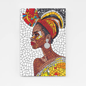 Women Face African Wall Art | MusaArtGallery™