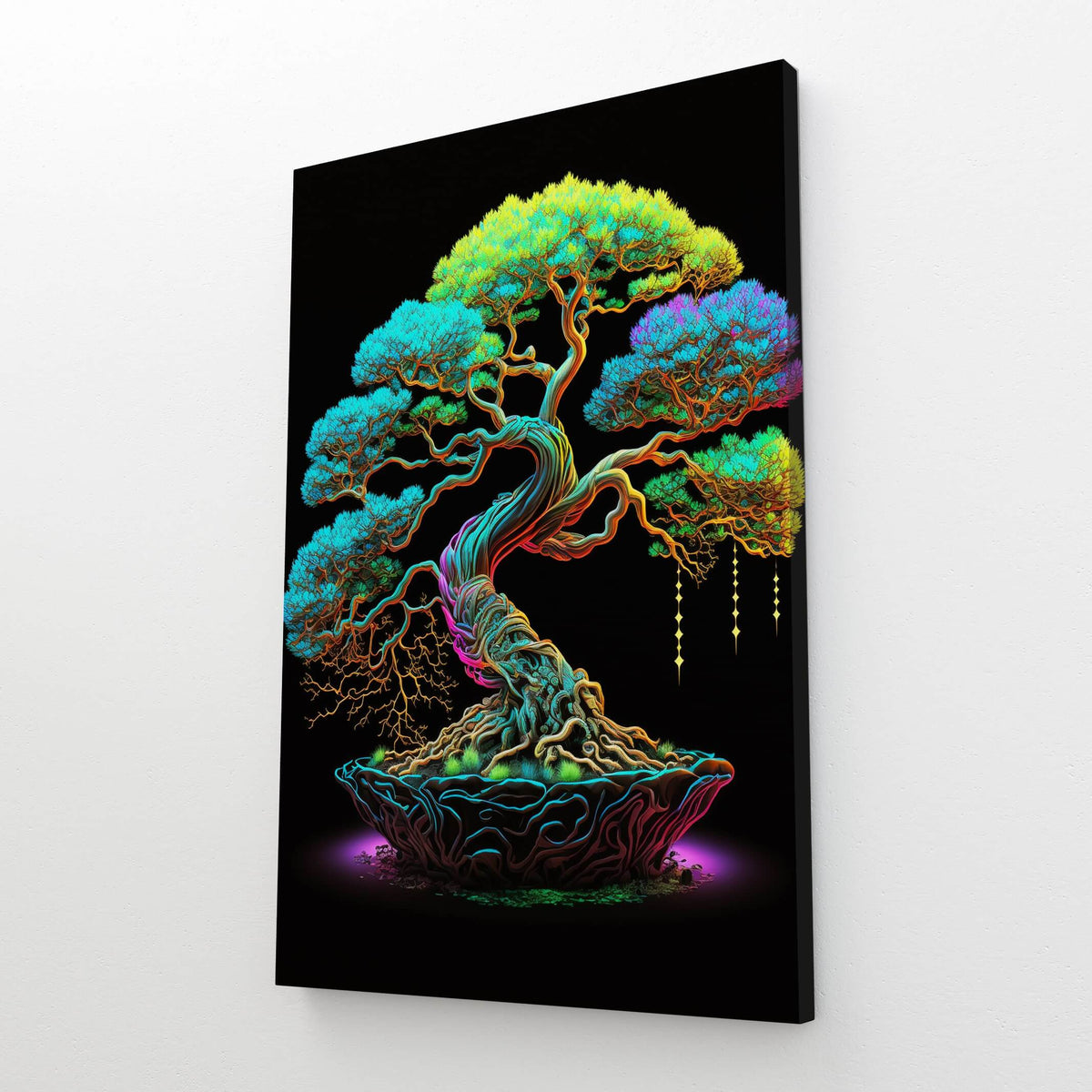 bonsai tree canvas art Bonsai Tree Wall Art