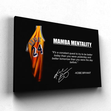 Mamba Mentality Canvas