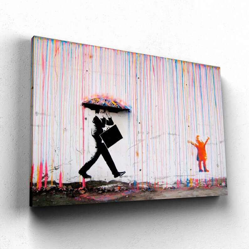 ★Europeam Bob作品『Chase The Rainbow』Banksy Why is Banksy Famous? 7 Reason Why is Banksy Popular | MusaArtGallery™