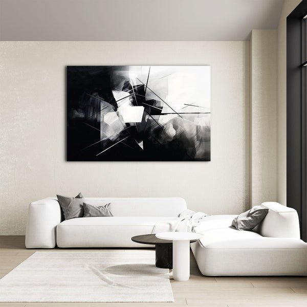 How to paint black and white abstract art : A Step-by-Step Guide