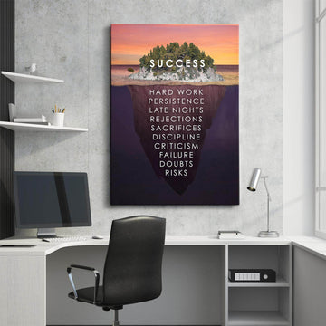 island of success motivational canvas