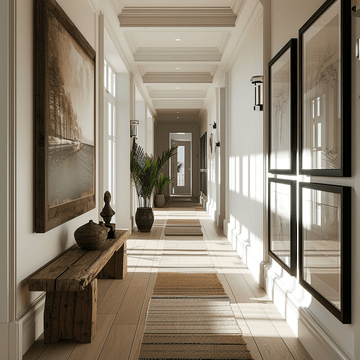 How to Decorate a Long Hallway ?