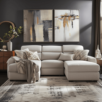 How to decorate with reclining sofa
