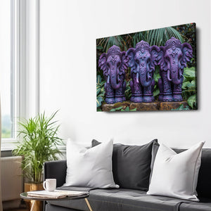 3 Piece Elephant Wall Art | MusaArtGallery™
