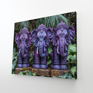 3 Piece Elephant Wall Art | MusaArtGallery™