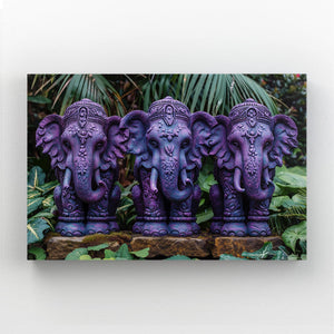 3 Piece Elephant Wall Art | MusaArtGallery™