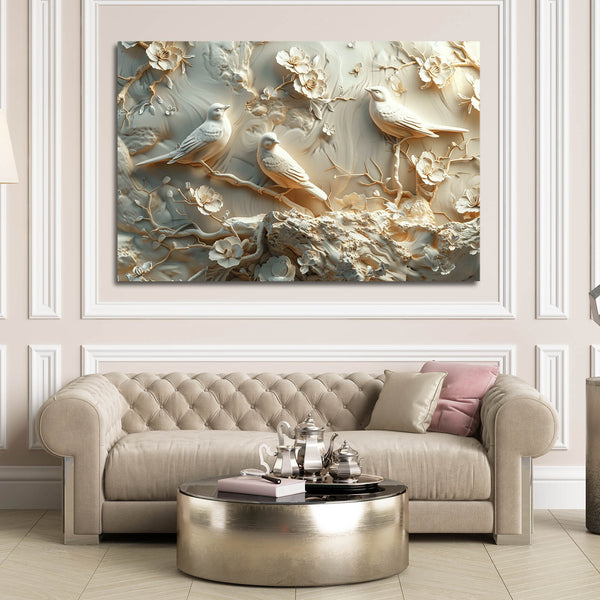  3D Birds Wall Art  | MusaArtGallery™