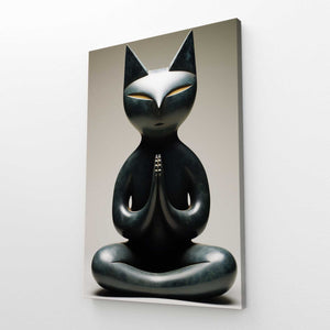 3D Cat Statue Wall Art | MusaArtGallery™