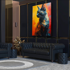 3D Drawing Cat Art | MusaArtGallery™