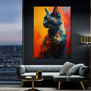 3D Drawing Cat Art | MusaArtGallery™