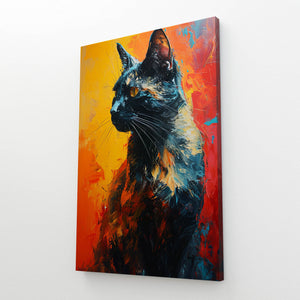 3D Drawing Cat Art | MusaArtGallery™