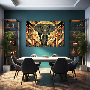 3D Elephant Head Wall Art | MusaArtGallery™