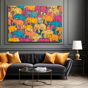 3D Elephant Wall Art | MusaArtGallery™