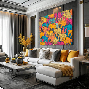 3D Elephant Wall Art | MusaArtGallery™