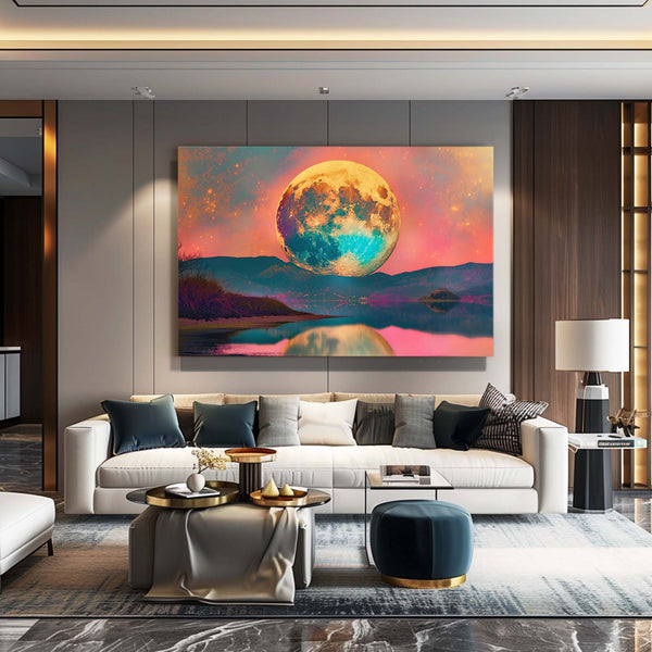 3D Moon Wall Art   | MusaArtGallery™