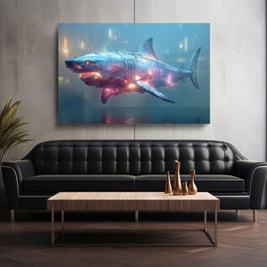 3d Shark Wall Art