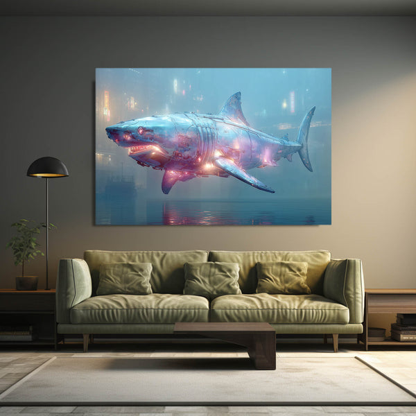 3d Shark Wall Art