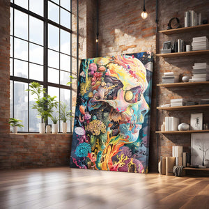 3D Skull Trippy Art | MusaArtGallery™