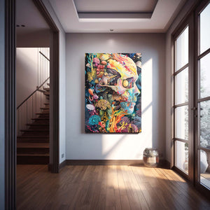 3D Skull Trippy Art | MusaArtGallery™