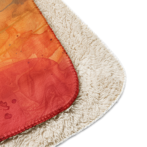Abstract 60x80 Sherpa Blanket