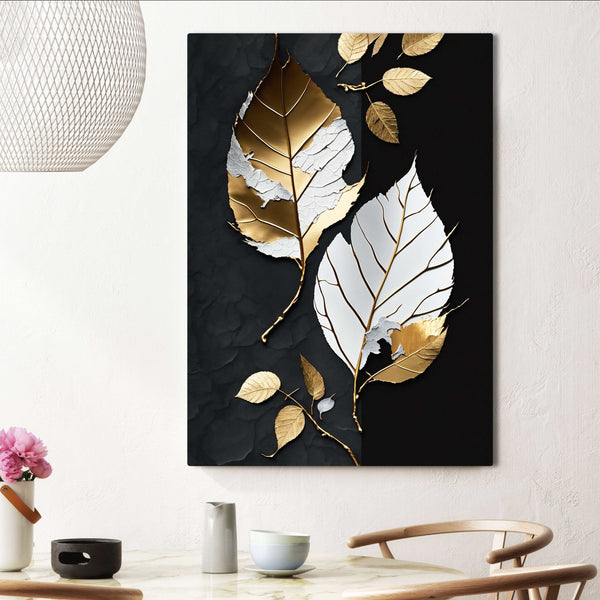 Abstract Leaf Wall Art | MusaArtGallery™ 