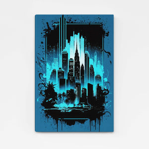 Abstract city wall art | MusaArtGallery™