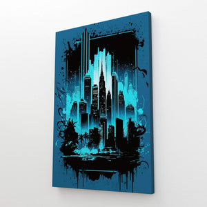 Abstract city wall art | MusaArtGallery™