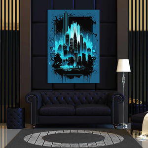 Abstract city wall art | MusaArtGallery™