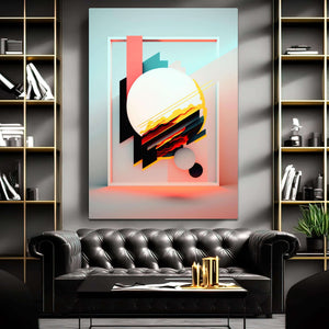 Abstract sunset wall art | MusaArtGallery™