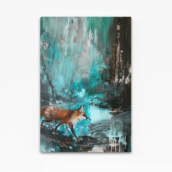 Abstract Blue Fox Art | MusaArtGallery™