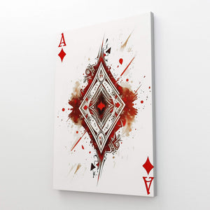 Ace of Diamonds Canvas | MusaArtGallery™