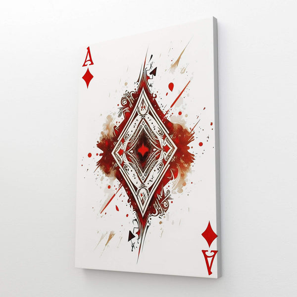 Ace of Diamonds Canvas | MusaArtGallery™