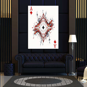 Ace of Diamonds Card Art | MusaArtGallery™