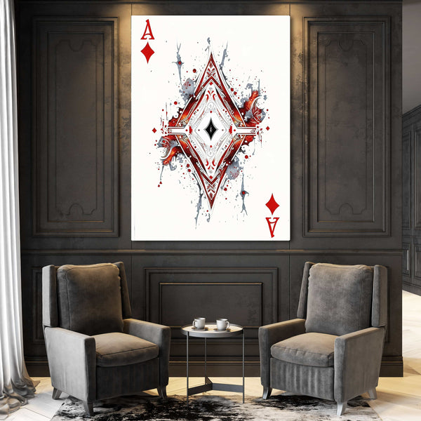 Ace of Diamonds Card Art | MusaArtGallery™