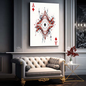 Ace of Diamonds Card Art | MusaArtGallery™