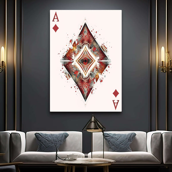Ace of Diamonds Wall Art | MusaArtGallery™