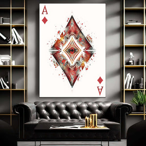 Ace of Diamonds Wall Art | MusaArtGallery™