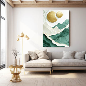 Beautiful Boho Mountains Art  | MusaArtGallery™