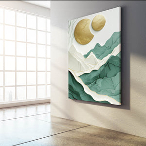 Beautiful Boho Mountains Art  | MusaArtGallery™