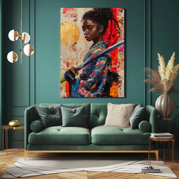 Beautiful Female Samurai Art| MusaArtGallery™ 