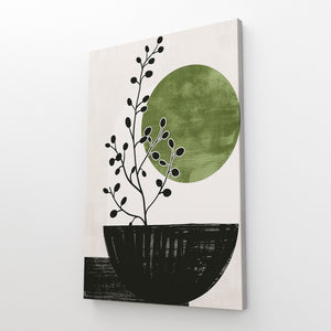 Boho Plant Canvas Art  | MusaArtGallery™