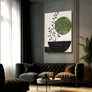 Boho Plant Canvas Art  | MusaArtGallery™
